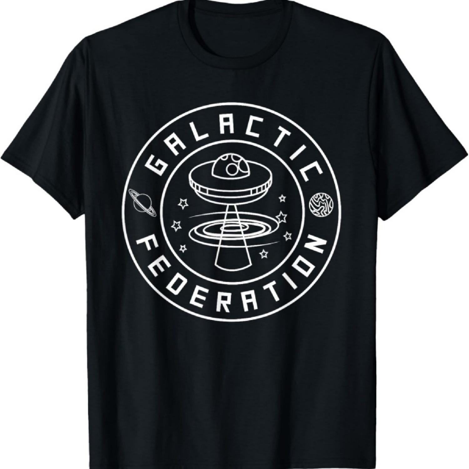 

Galactic Federation - Humanity is not ready - Alien T-Shirt XXXXXL чорний