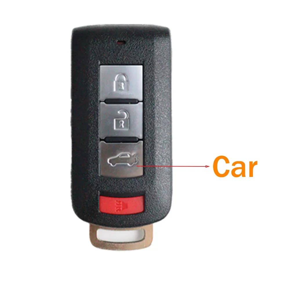 

For Mitsubishi Montero Lancer Outlander Sport Asx Eclipse Cross Pajero Shogun Rvr Car Key Fob Case Shell Housing