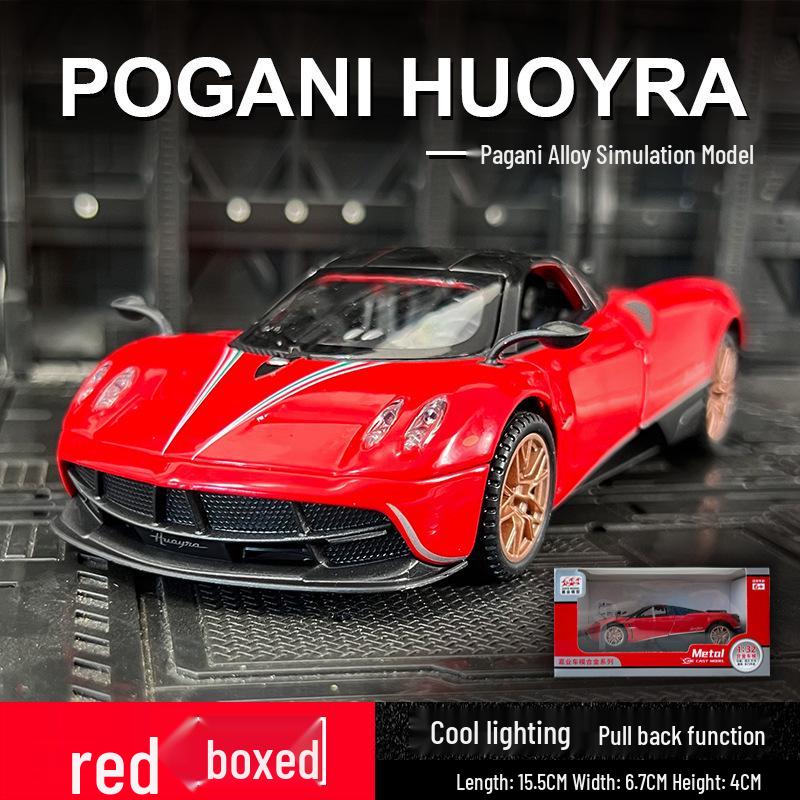 

Jiaye VB32643 Игрушечная машинка Pagani Huayra из сплава с инерционным механизмом, звуковыми и световыми эффектами для мальчиков