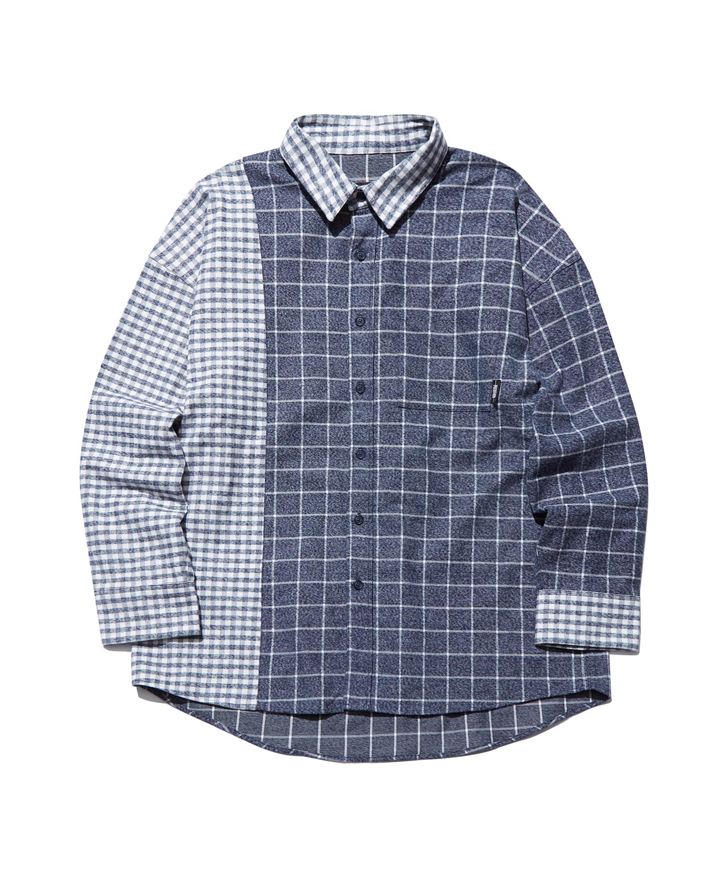 Pollution Over Fit Check Shirts L