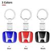 3D Metal Car Emblem Keychain Gift Keyring Key Pendant For Honda Civic Fit Jazz Accord CRV HRV City Odyssey Passport Accessories RG0