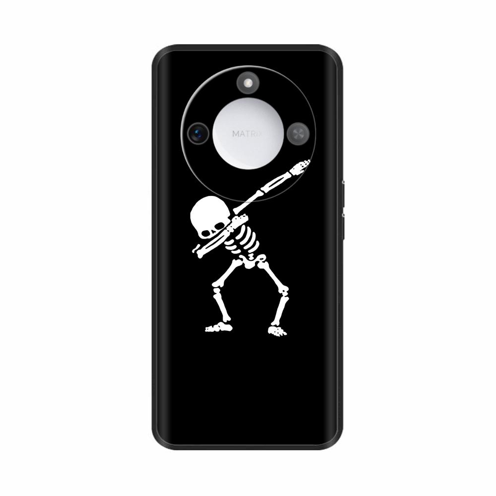 For Honor X9c Smart Case On HonorX9c X 9c Cases Cute Cartoon Astronaut Pattern Painted Silicone Shockprood Back Cover Funda Capa