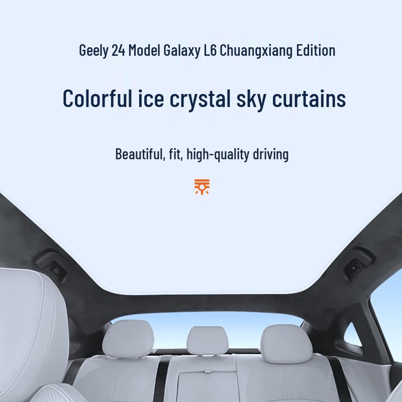 Geely 24 Galaxy L6 Chuangxiang Dach panoramiczny Osłona przeciwsłoneczna Ice Crystal - Izolacja cieplna, Ochrona przeciwsłoneczna, Nieprzezroczysta osłona prywatności