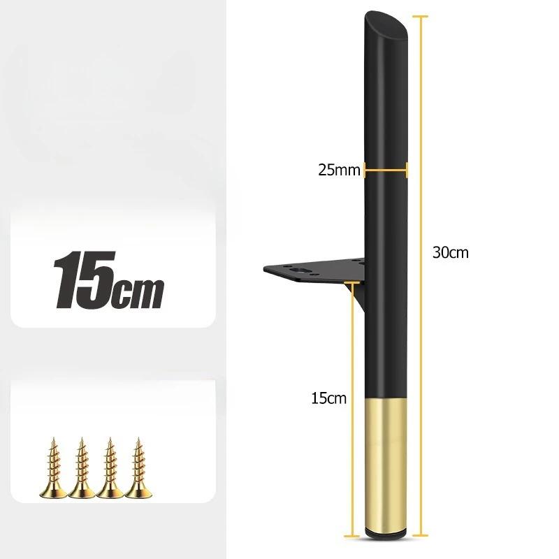 4pcs Metal Thicken Bathroom Sofa Coffee Table Cabinet TV Cabinet Table Edge Support Legs Furniture Support Legs Hardware Feet