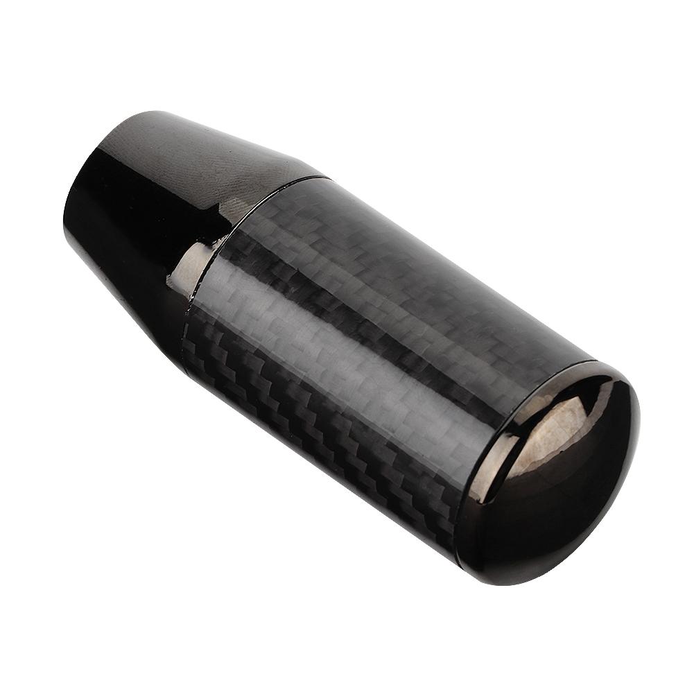 Universal Aluminum Alloy Carbon Fiber Car Auto Manual Gear Shift Stick Knob Head Shifter