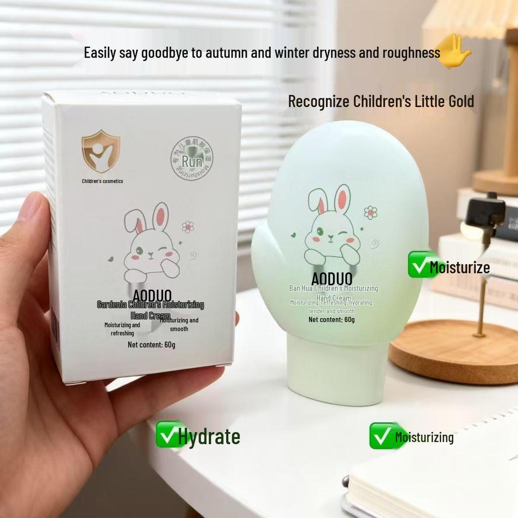 Mom's Choice: Gardenia Kids' Moisturizing Hand Cream for Autumn/Winter - Hydrating & Anti-Cracking Formula.