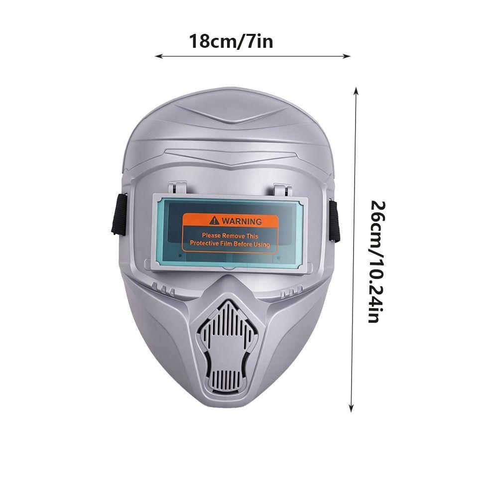 Maschera per saldatura auto-oscurante Scudo per saldatore ad alta definizione Casco da saldatura professionale Smerigliatura