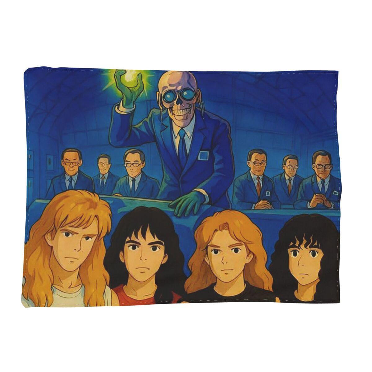 

Megadeths Metal Band Blanket Soft Warm Flannel Throw Blanket Bedding for Bed Living room Picnic Travel Home Sofa 80x120cm