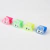 Dual-Hole Pencil Sharpener 4 Color Transparent Plastic Sharpener for Standard Jumbo Pencils Kid-Friendly Portable Pencil Sharpener with Cover