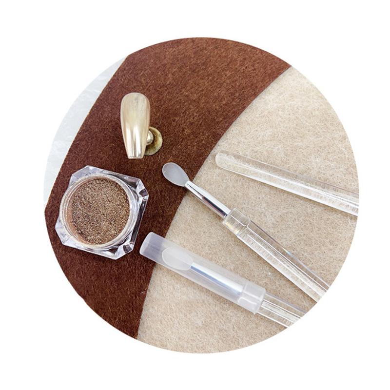 Nail Art Silicone Brush 3D Carving Painting Pencil Uv Gel Polish Mirror Powder Glitter Sculpture Stick Manicure