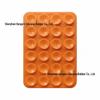 Silicone Suction Cup Holder for Mobile Phones - Square, Single-Sided, Set of 24