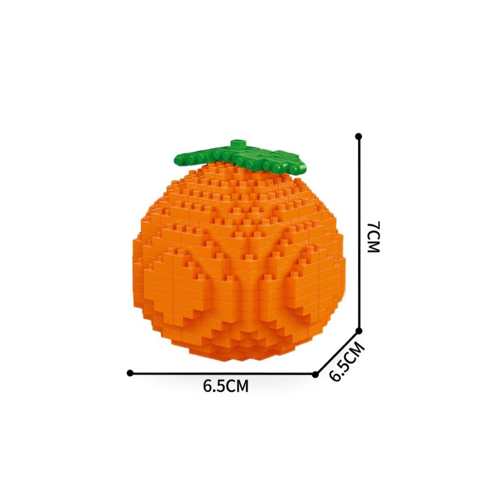 Fun Fruit 3D Micro Mini Building Block Toys, Cultivate Logical Thinking, Eco Friendly ABS Material, Children's Birthday Gifts