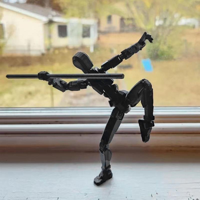 Multi-articular Action Figure Robot 3d Printed Action Figure Assembly Figure Toy Multi-jointed Movable Robot home Desktop Decors