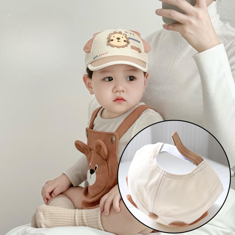 Children's Hat Spring and Autumn Girls Baseball Cap New Girls Baseball Cap Baby Sunscreen Hat Boys Sun Visor