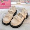 Girls' versatile British style princess shoes new non-slip soft sole student breathable single shoes children's small leather shoes tide