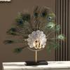 Creative Painted Carp Lotus Flower Decorative Ornaments Desk Decoration Mascot Carp Resin Crafts Sculpture Room Aesthetics Decor