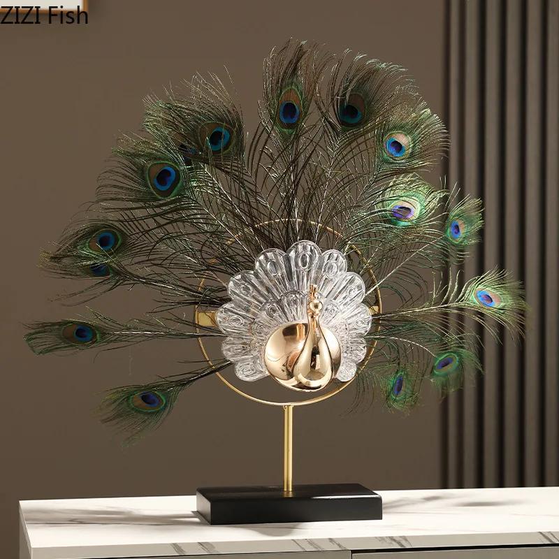 Creative Painted Carp Lotus Flower Decorative Ornaments Desk Decoration Mascot Carp Resin Crafts Sculpture Room Aesthetics Decor