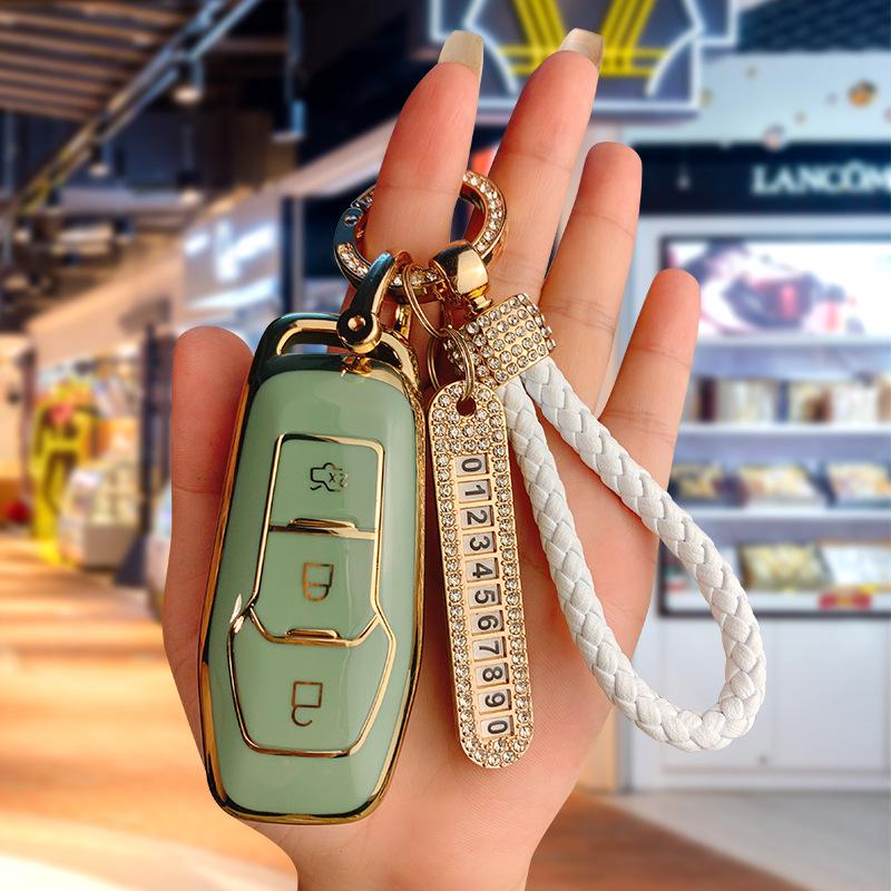 High-Grade Key Case for Ford Mondeo, Mustang, Edge, Kuga, Explorer, Taurus.