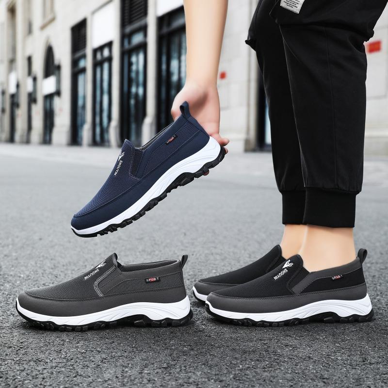 Shoes Men's Shoes New One-pedal Cloth Shoes Men's Casual Shoes Hs Soft-soled Doudou Shoes Casual Shoes