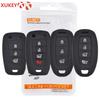 Silicone Car Remote Key Fob Case Cover For Hyundai I30 I35 I40 Kona Azera Elantra Solaris Grandeur Ig Accent Santa Fe
