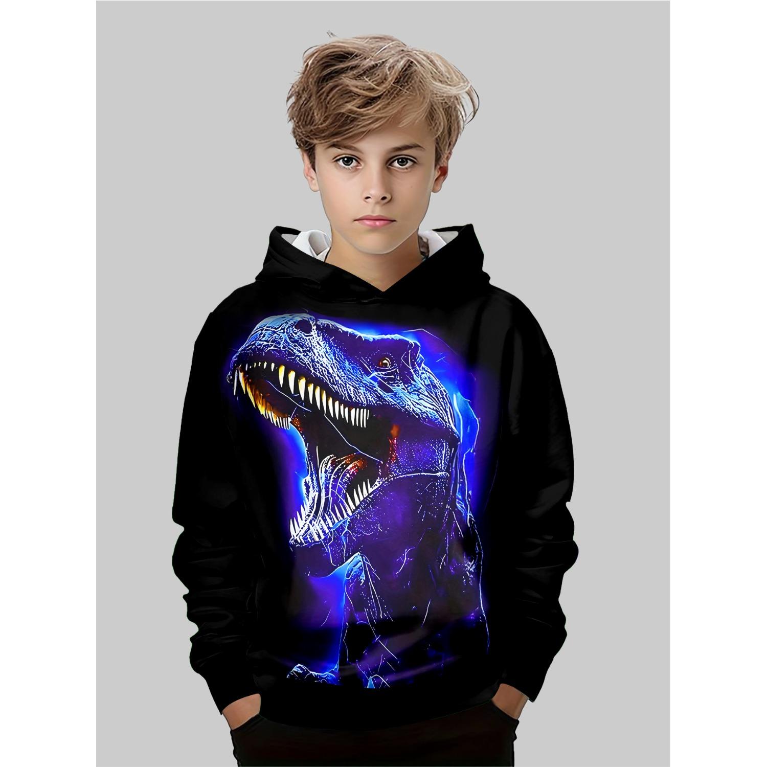 

Осень/Зима Толстовка для мальчиков с 3D-принтом аниме Модная повседневная верхняя одежда Толстовка Худи Худи Худи Куртка 9-10Y