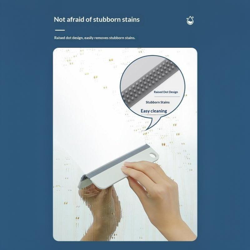 Portable Soft Silicone Squeegee Water Wiper Scraper For Window Mirror Car Kitchen Bathroom Glass Cleaning