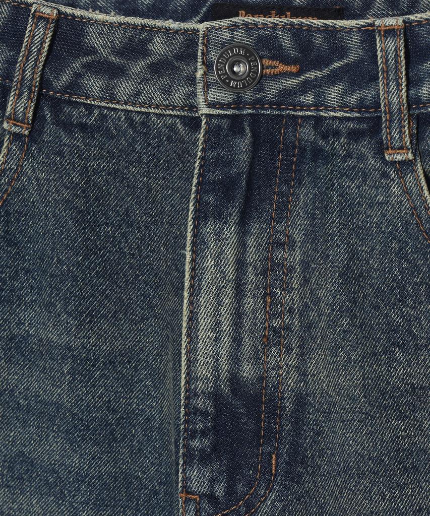 Pendulum Curved Brush Denim Pants Lq5Du533_Dark Indigo
