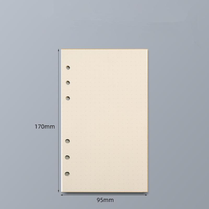 45 Sheets A5 A6 A7 Loose Leaf Notebook Refill Spiral Binder Inner Page Line Blank craft Grid Inside Paper Stationery