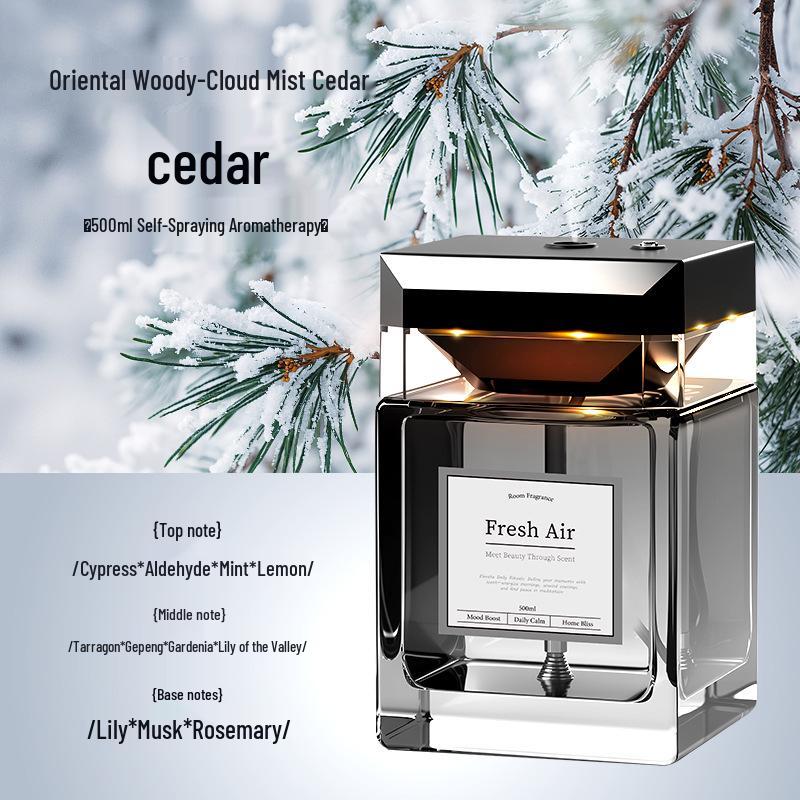 Aroma difuzér do spálne: Dlhotrvajúci osviežovač vzduchu s automatickým rozprašovaním Smart Spray Atmosphere Light
