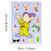 Boutique 6 Pack Dwarf Face Changer Puzzle Sticker Diy Children'S Craft Lesson Game