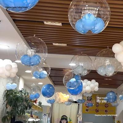 Transparente Deckenballons für Mall-Schmuckgeschäft Nationalfeiertags-Eventdeko