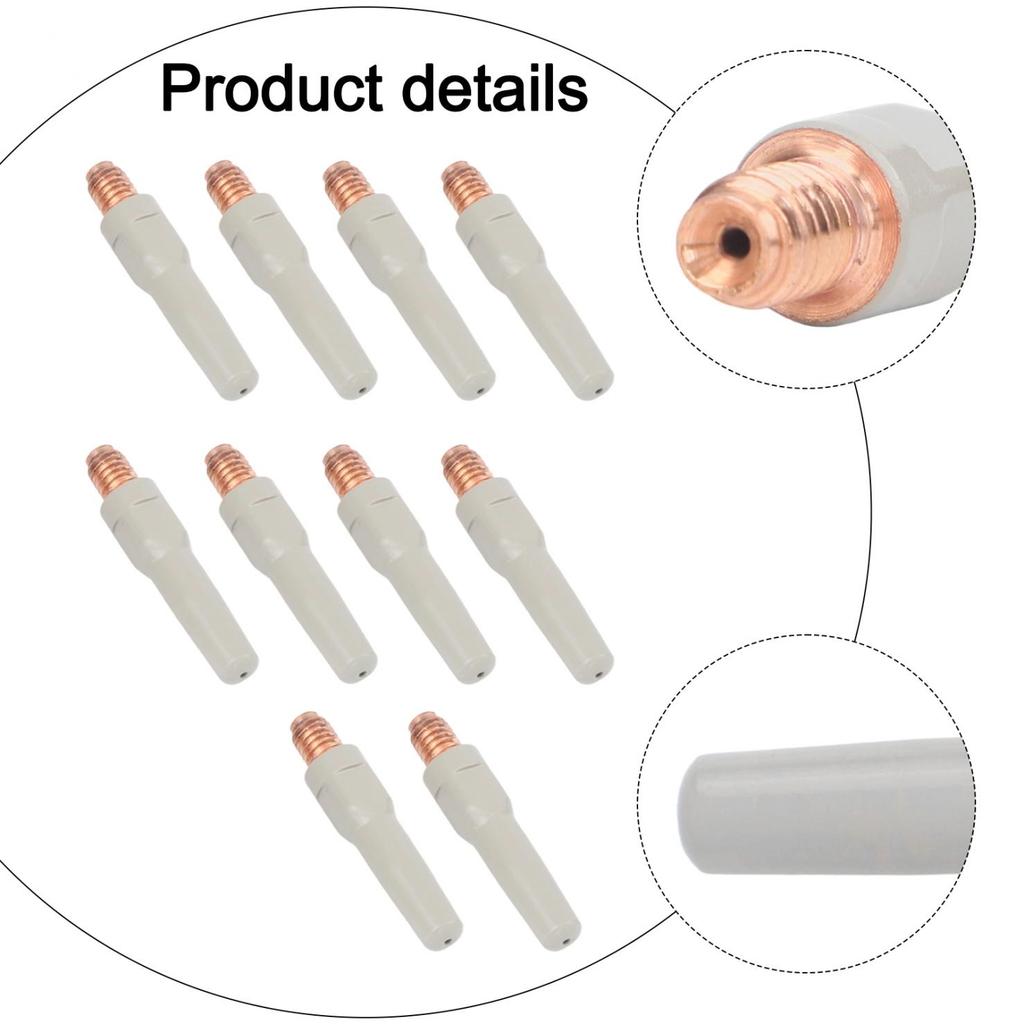 10 NonStick Coating Welding Tips Compatible with For 15AK For MIG Torch