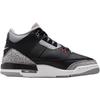 New Jordan Air Jordan 3 Anti Kick Cushioning Mid Top Children's Basketball Shoes Black Teenagers DM0967-010