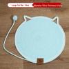 Wear-Resistant Woven Cat Scratching Mat with Self-Entertainment Ball, Cooling Mat, and Sleeping Area