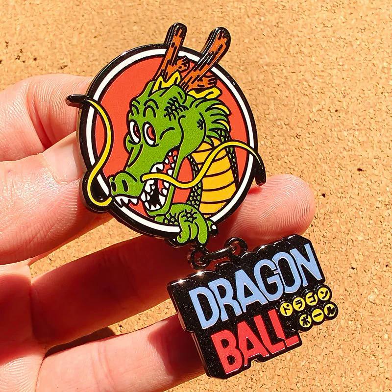 Anime Dragon Ball Enamel Pins Goku Dragon Super Saiyan Brooches Backpacks Clothing Jewelry Metal Badge Accessories Gifts