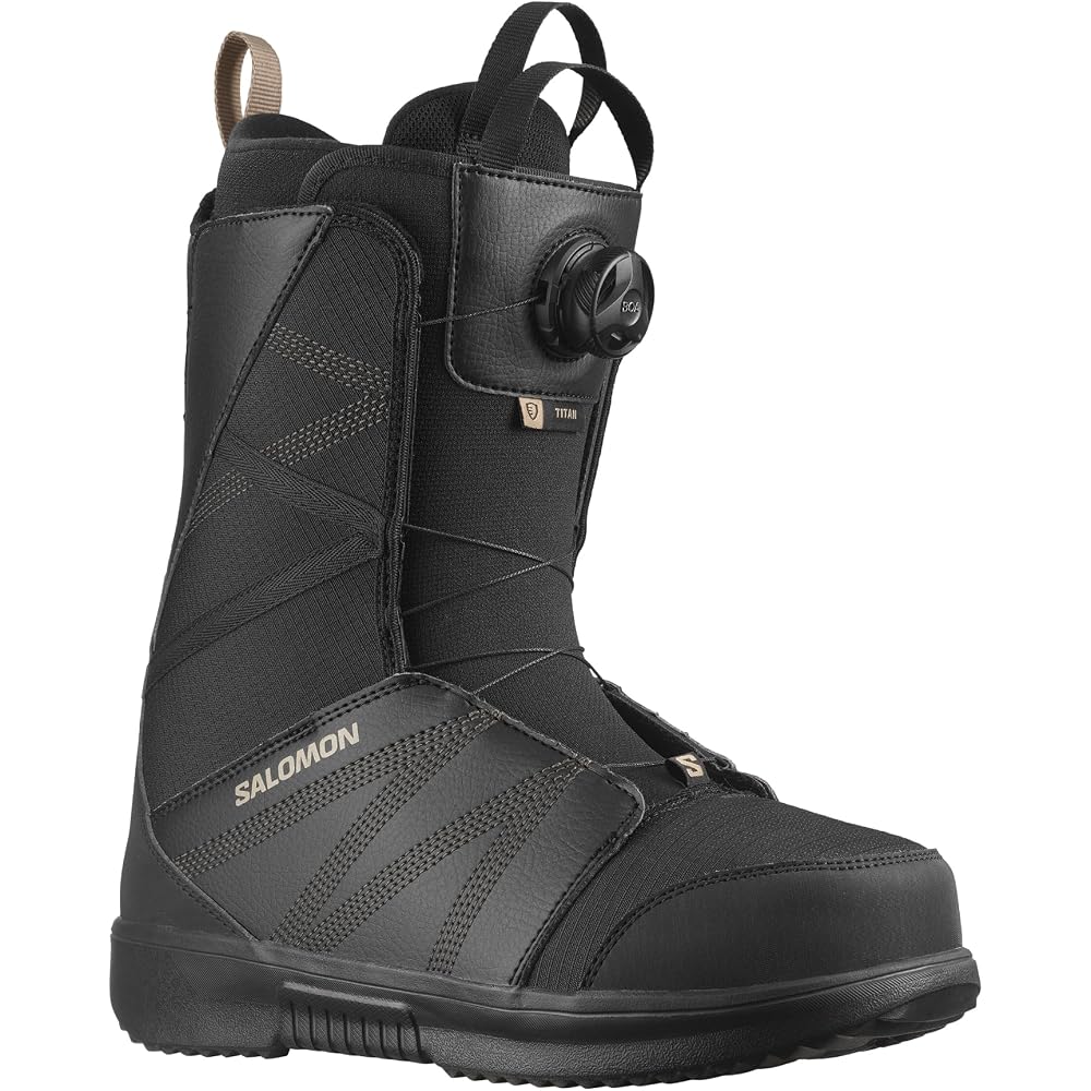 Salomon Titan Boa Snowboard Boots Men s 27.0 cm Black Roasted Cashew 2023-24 Model