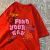 Find Your Way Life Is Amusing Mens T Shirt Harajuku Loose T-Shirt Anime Tee Clothes Casual Wears Tops Fashion Loose T Shirts
