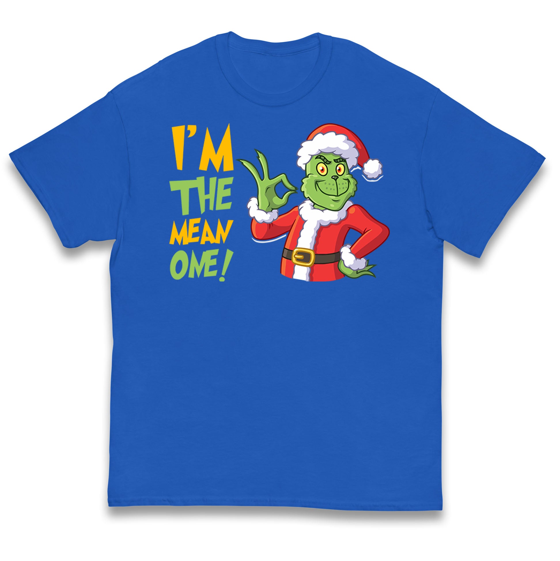 I m The Mean One Christmas Grinch Kids T Shirt 130