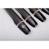For Peugeot 4008 2012-2016  Glossy Black Carbon Fiber Chrome Car Door Handle Cover Trim Sticker Styling Auto Accessories