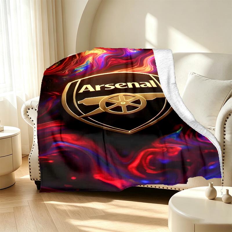 Football team.C Pattern Blanket for Home Decoration, Bed, Sofa, Car Travel, Camping, Suitable for All Seasons, Birthday Christmas Gift