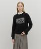 Malittepeulangsowajeobeo Boucle Classic Logo Knit Pullover Black