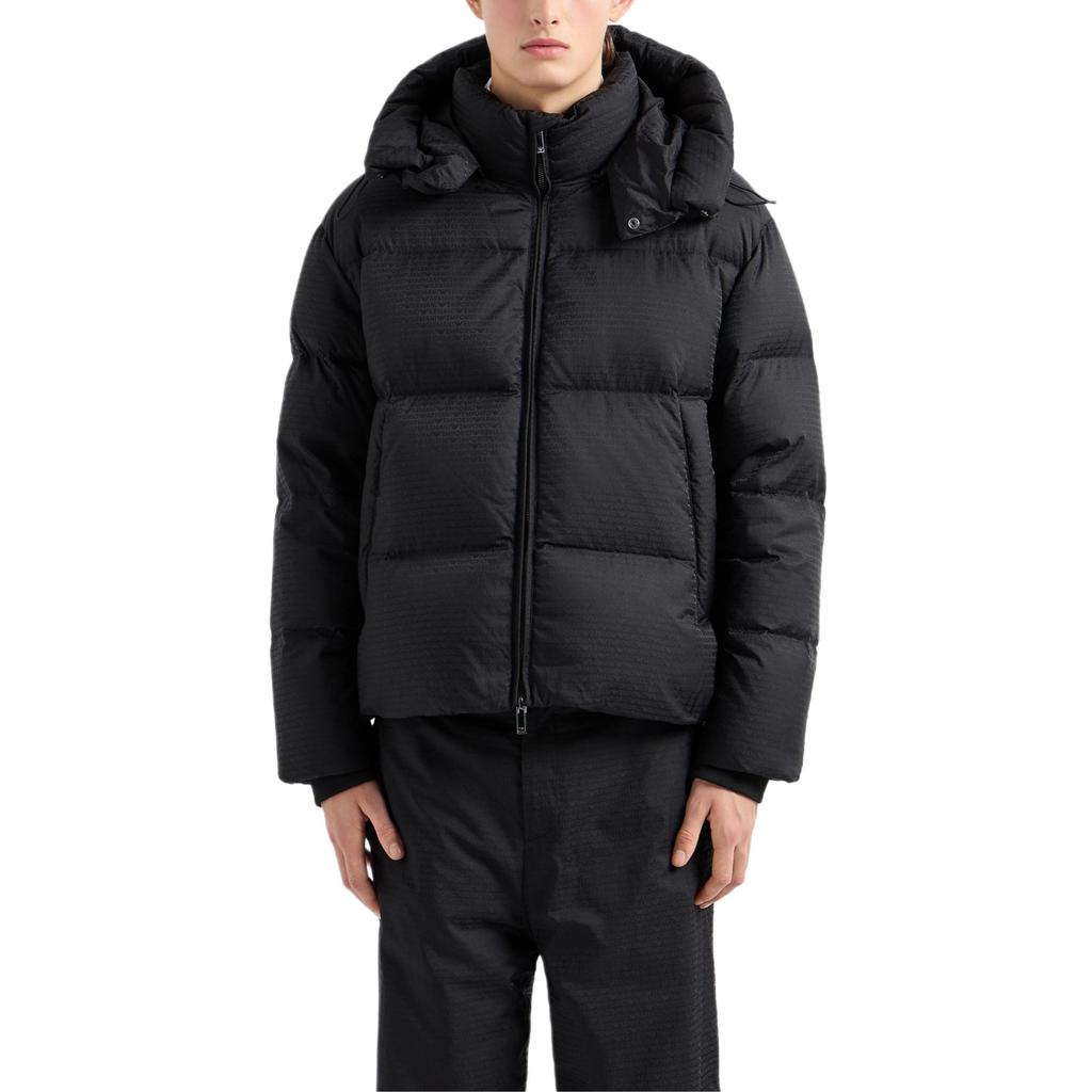 EMPORIO ARMANI Monogram Printed Down Jacket 6D1BC3-1NNXZ-0999