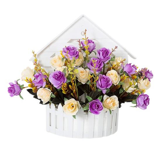 Yousheng Hanging Flower Basket, Sustainable Use Handcrafted Unique Design, Durable Wear-Resistant Home Decoration, for Balcony Garden