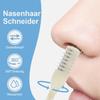 Nose hair trimmer, 2025 new model nose hair clipper, with storage box, suitable for men and women, 360° rotating portable manual nose hair remover.