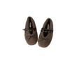 2025 Autumn and Winter Comfortable Versatile Round Head Soft Sole Cotton Shoes Bow Belt Buckle Flat Bottom Fluffy Shoes