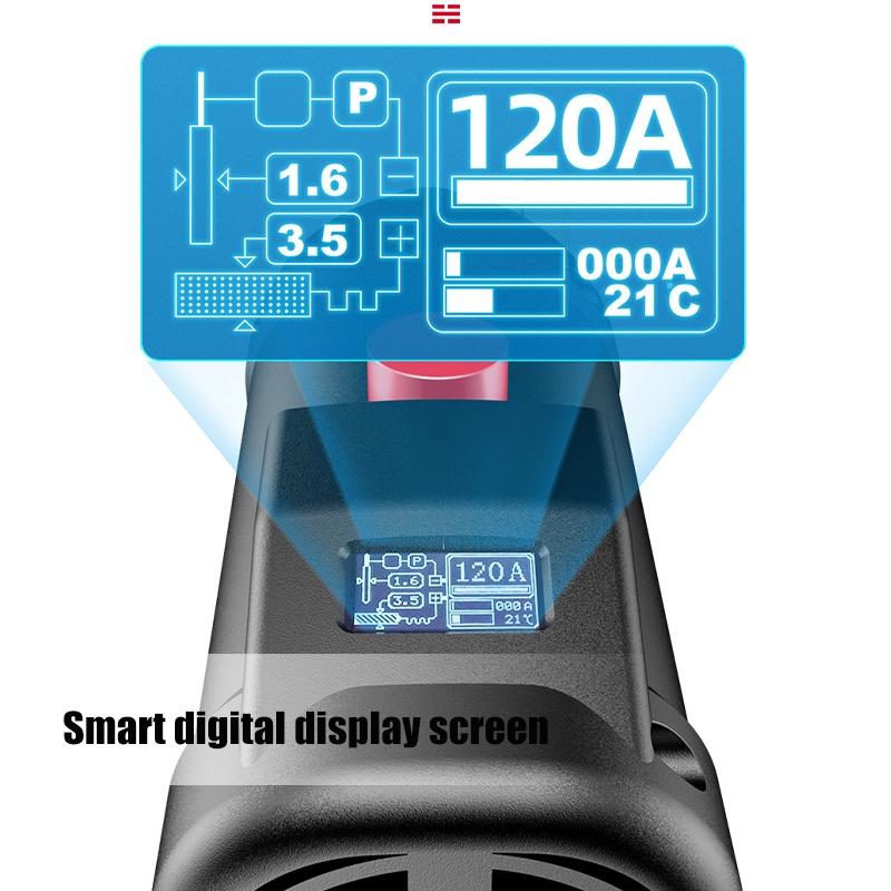 4000W Intelligent Full Digital Handheld ARC Welder ARC Welding Machine 220V 50/60 Hz 15-120 Amp for Home DIY Welding Electric Working
