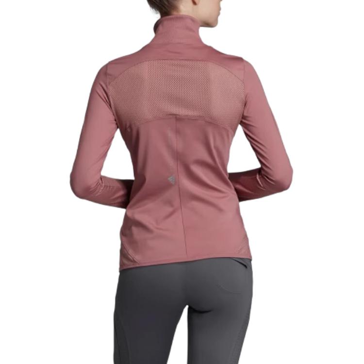 Adidas Stella Series Womens Training Running Comfortable Fashion Long Sleeve Jacket Women Jacket Blush-Purple EA2218