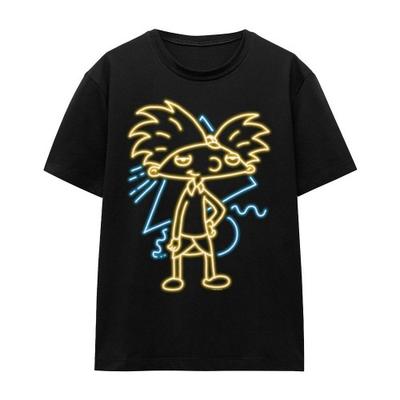 Hey Arnold! Unisex Adult Neon T-Shirt
