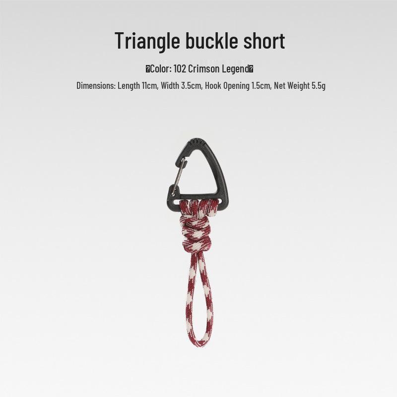 Sju-strängad Paracord Nyckelring Lanyard: Anti-förlust, Utomhuscamping, Multifunktionell med Karbinhake & Snabbspänne.