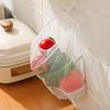 Clothes Mesh Bag Large Capacity Wall-Mounted Polyester Dirty Clothes Toys Basket Underwear Storage Net Bag Home Supplies